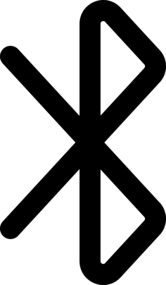 Bluetooth Sign Stencil Svg Design File, Free Vectors File